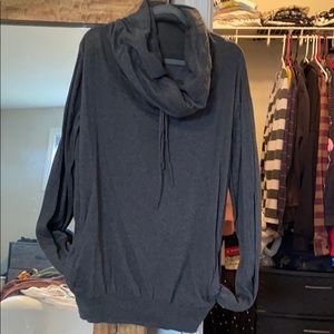 Allsaints oversized cowl neck top